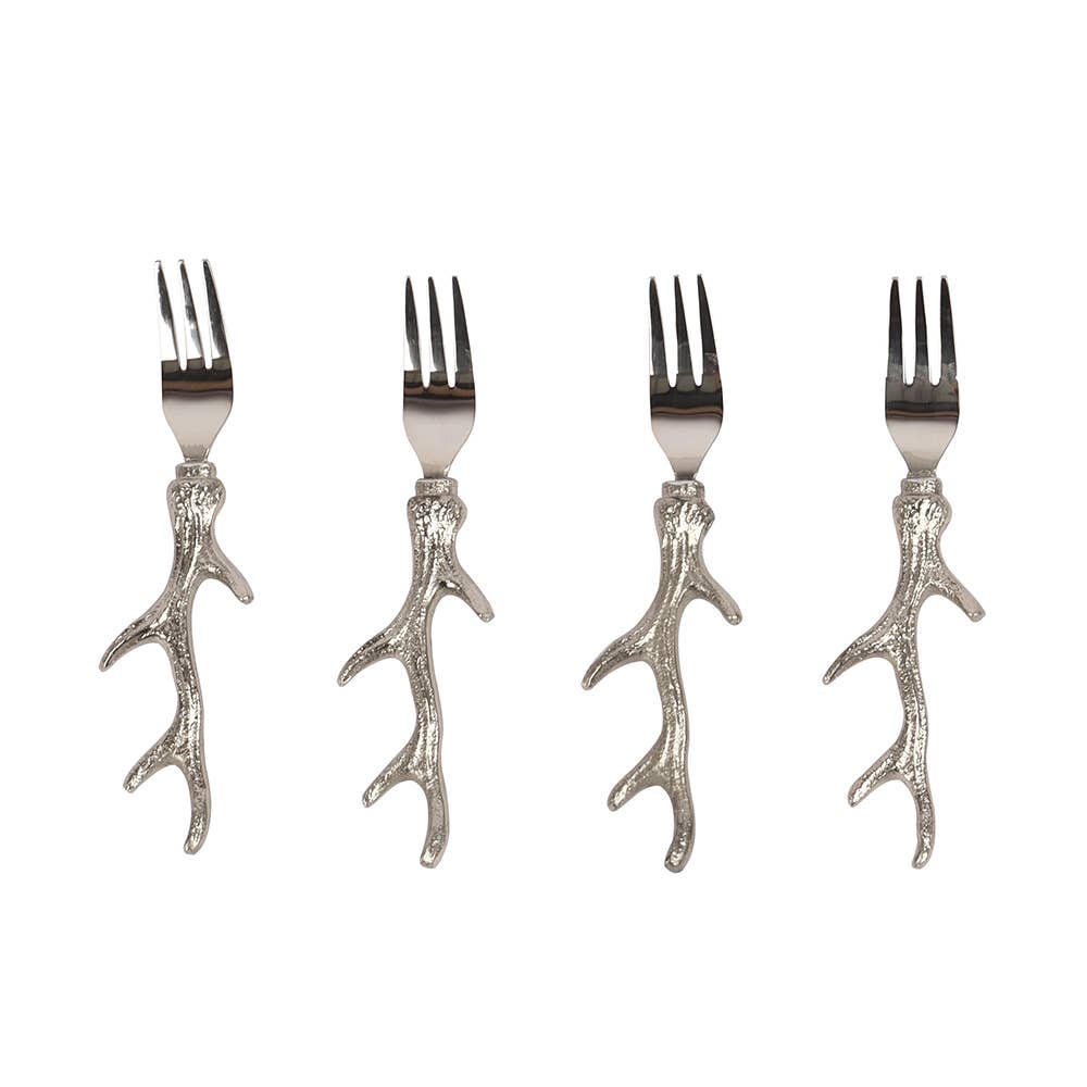 Antler Fork Set (Set of 4) - SKU 71825