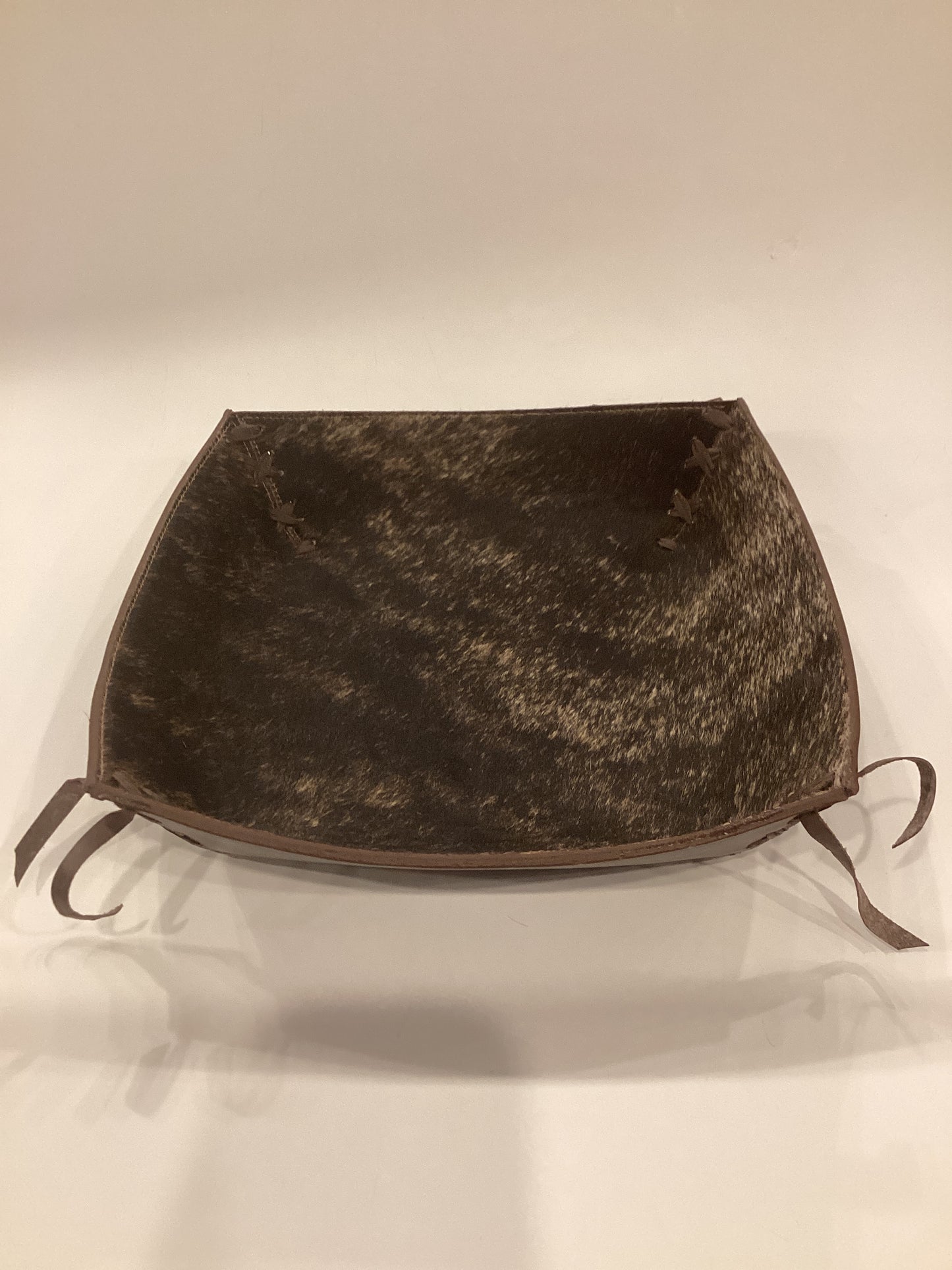 Cow Hide Decor Bowl  R589