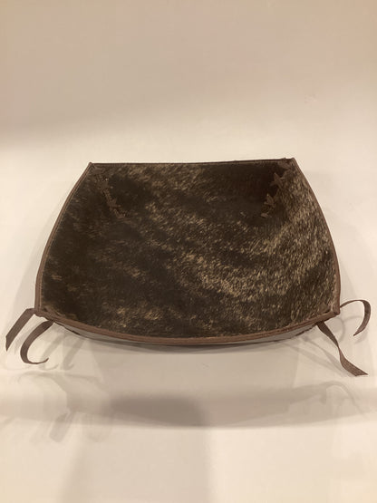 Cow Hide Decor Bowl  R589