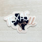Texas Stickers Waterproof