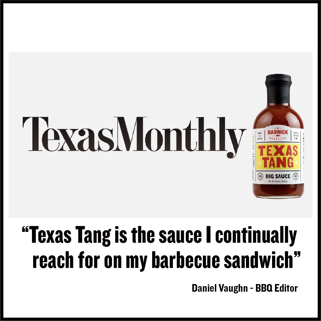 Texas Tang BBQ Sauce