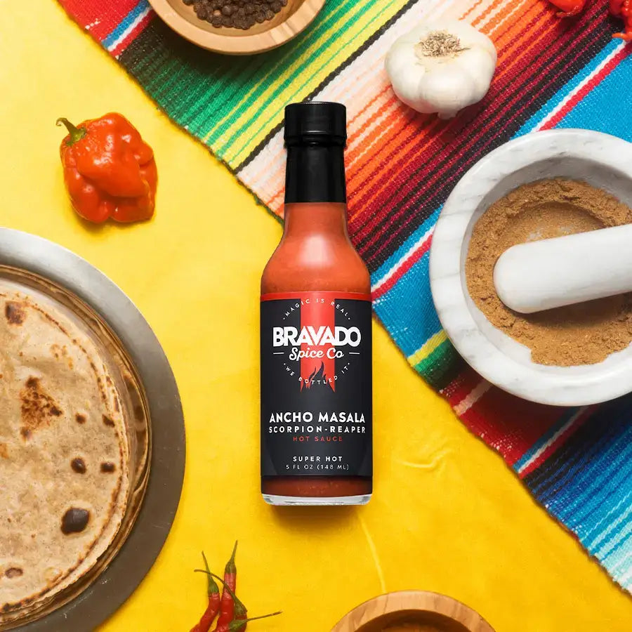 Ancho Masala Scorpion-Reaper Hot Sauce 6-pk
