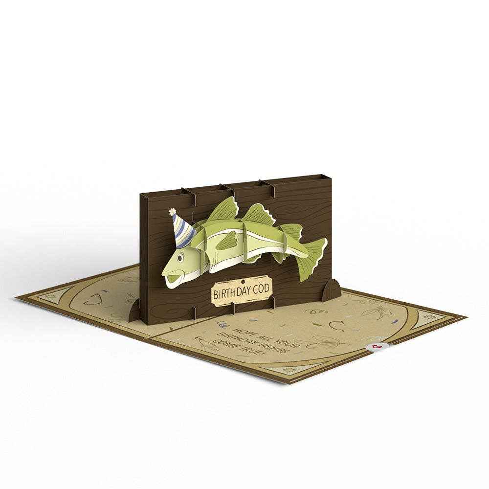 Birthday Cod 5''x7'' Card, Birthday Cards