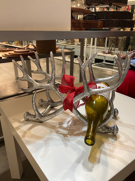 Alum Antler Wine Rack