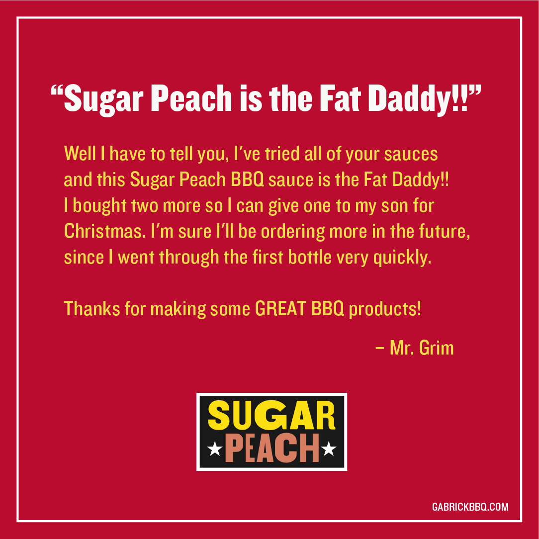 Sugar Peach BBQ Sauce