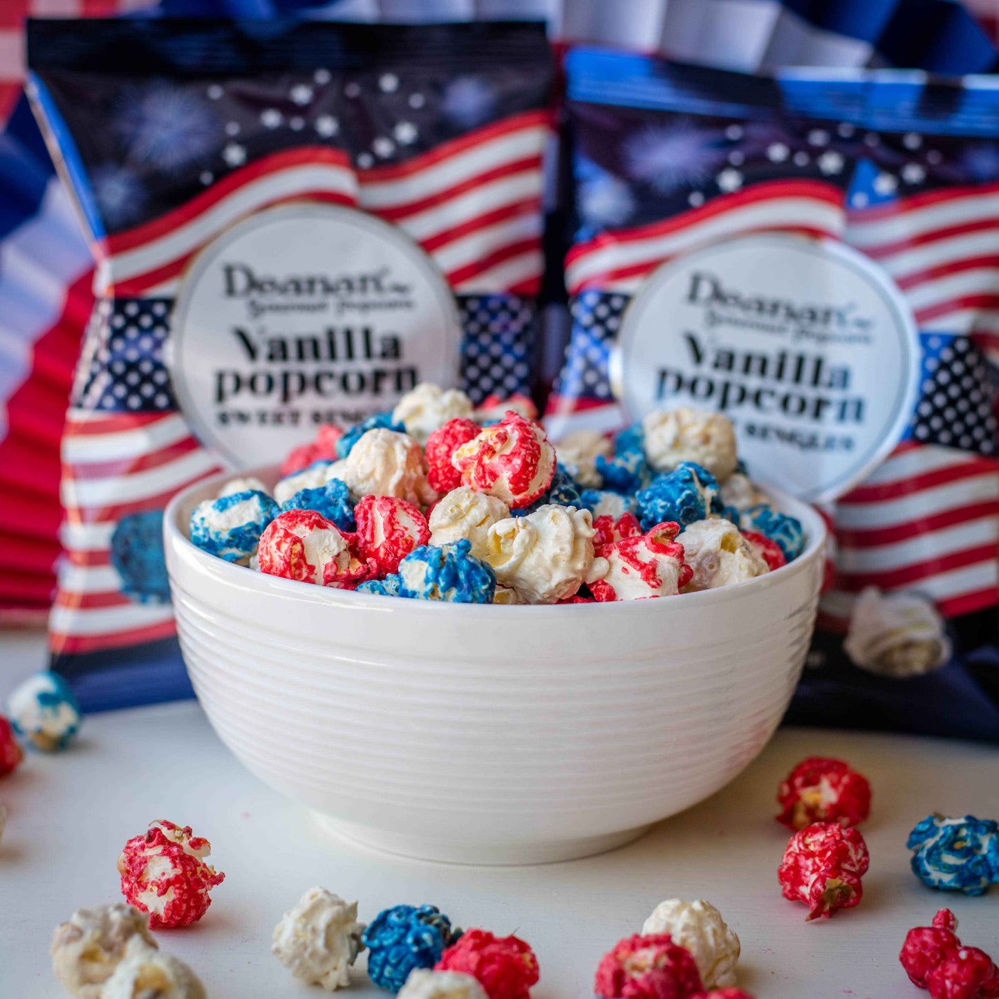 Vanilla Patriotic Popcorn