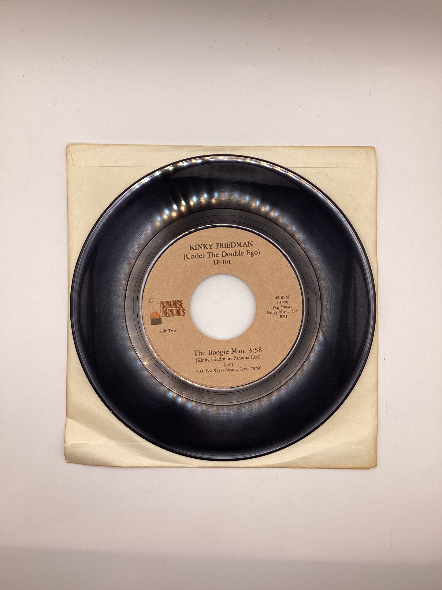 Album Under The Double Ego LP Music Record Kinky Friedman