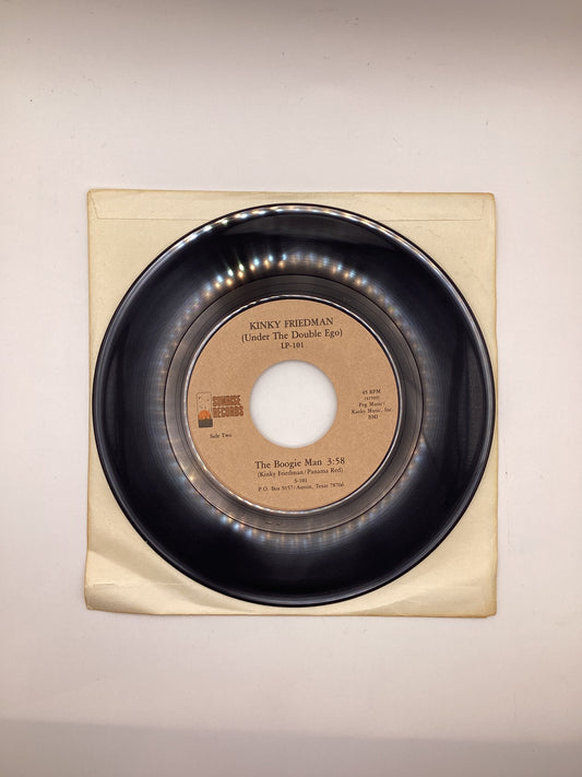 Album Under The Double Ego LP Music Record Kinky Friedman