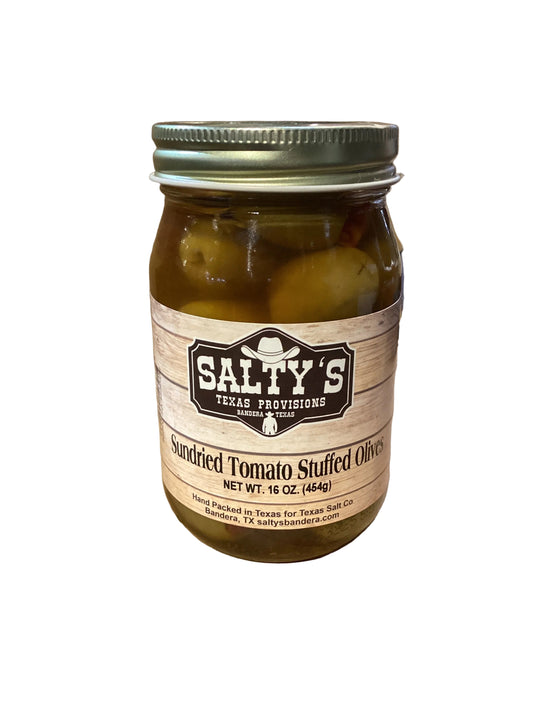 Sundried Tomato Stuffed Olives