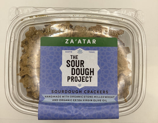 Za’atar Sourdough Crackers
