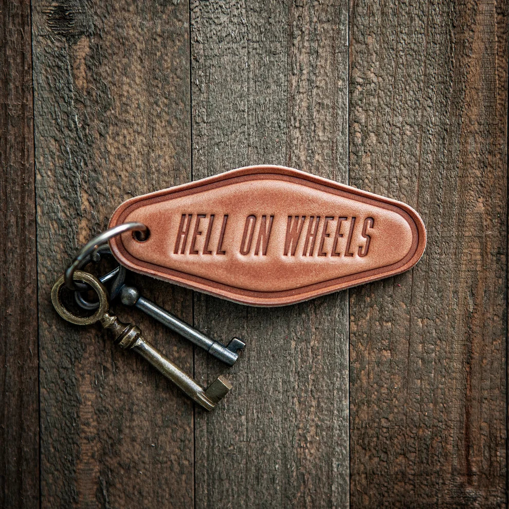 Hell On Wheels Keychain