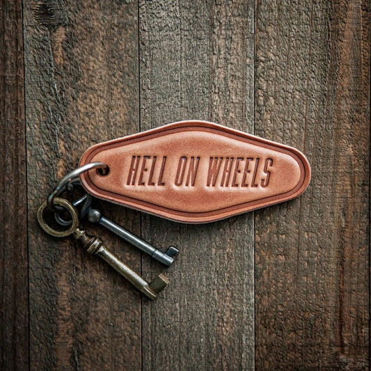 Hell On Wheels Keychain