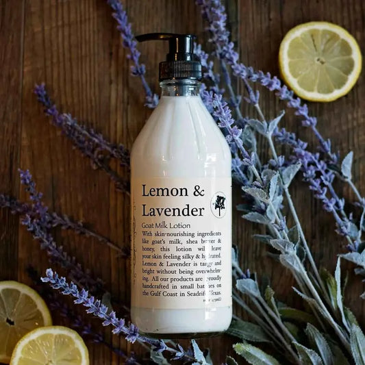 Lemon & Lavender Goat Milk Lotion  R589   (Simplified)