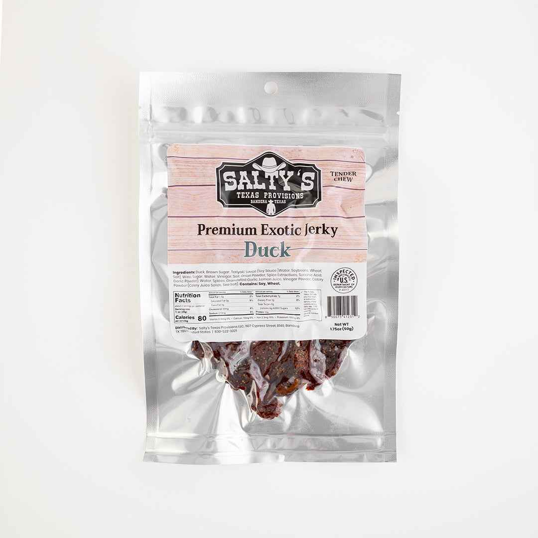 Salty's Premium Exotic Jerky - Duck