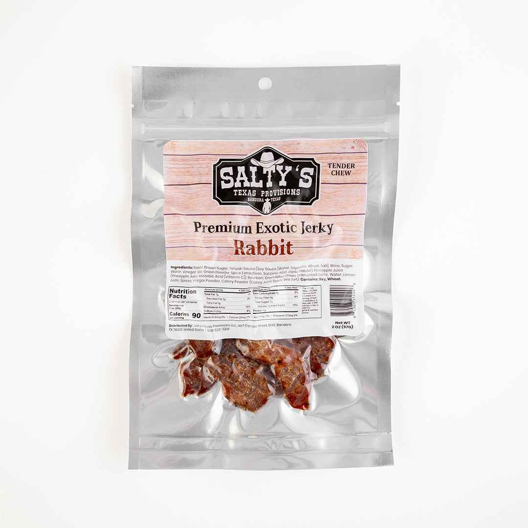 Salty's Premium Exotic Jerky - Rabbit