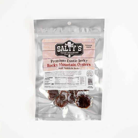 Salty's Premium Exotic Jerky - Rocky Mountain Oysters