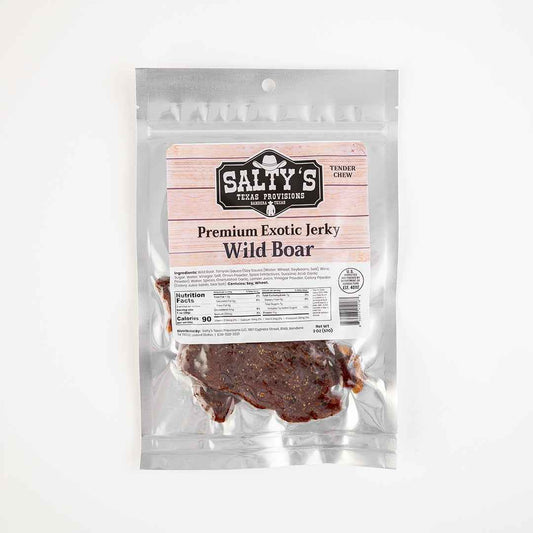 Salty's Premium Exotic Jerky - Wild Boar