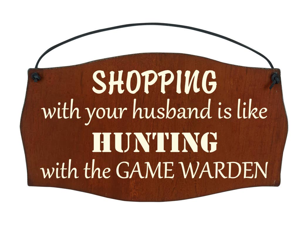 Shopping Print Sign