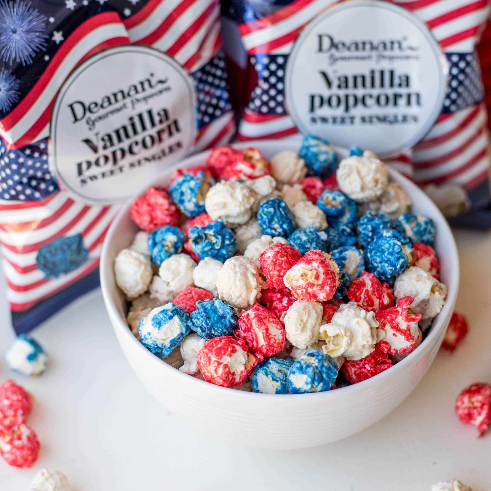 Vanilla Patriotic Popcorn