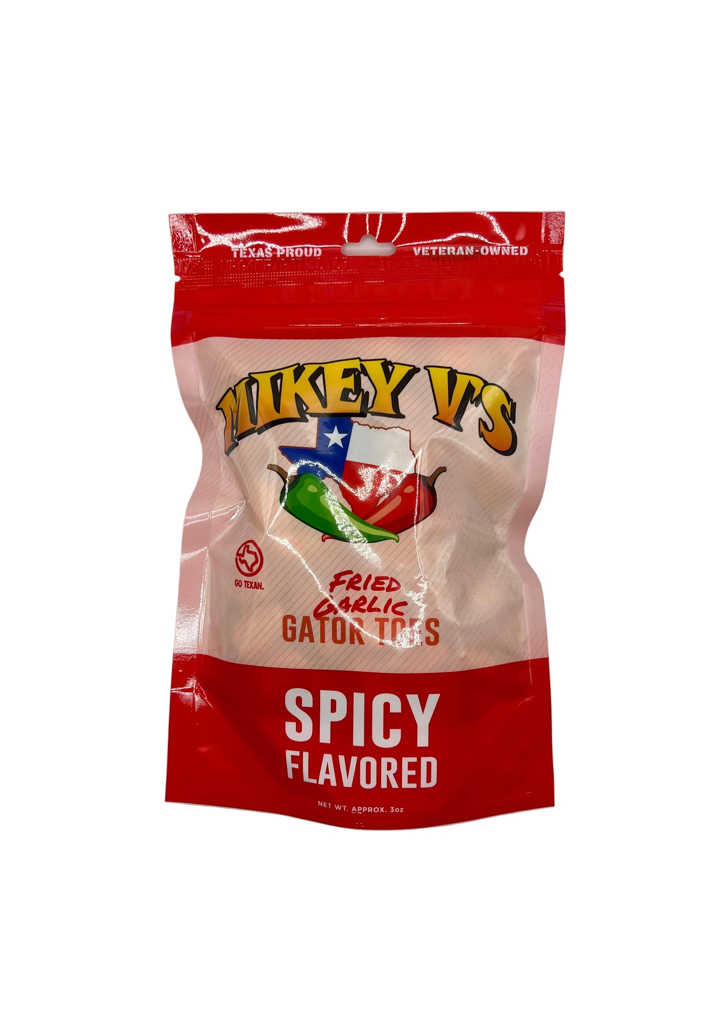 Gator Toes (Deep Fried Garlic) - Spicy: 3oz - Salty's Texas Provisions