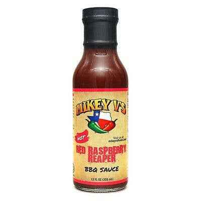 Hall of Flame Red Raspberry Reaper BBQ Sauce