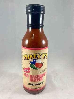 Hall of Flame Red Raspberry Reaper BBQ Sauce