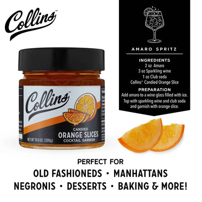 Candied Orange Slices in Syrup 10.6 oz