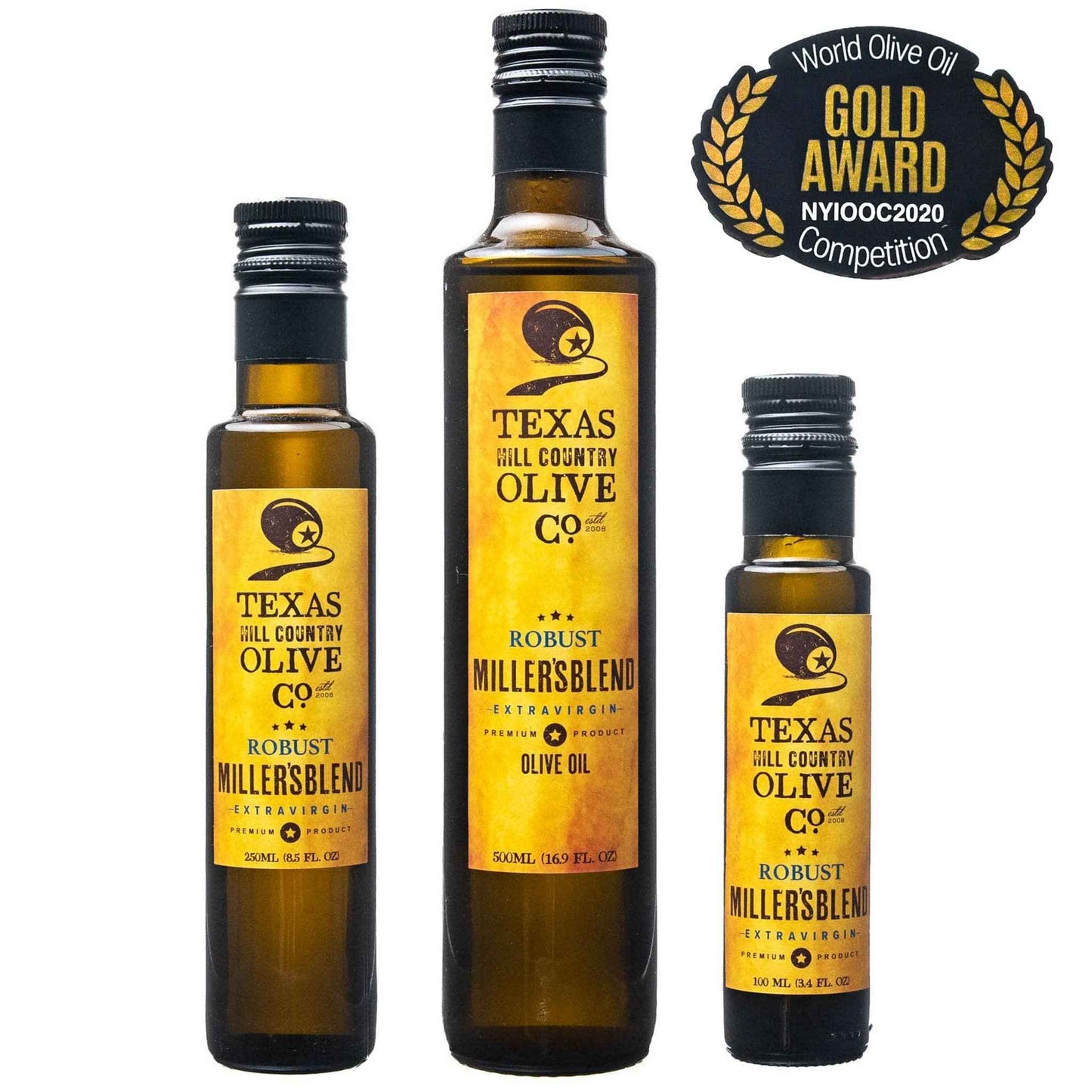Texas Miller's Blend Extra Virgin Olive Oil - 100ml.
