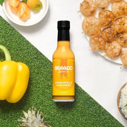 Pineapple & Habanero Hot Sauce, Health Pantry Staple (6-Pk)