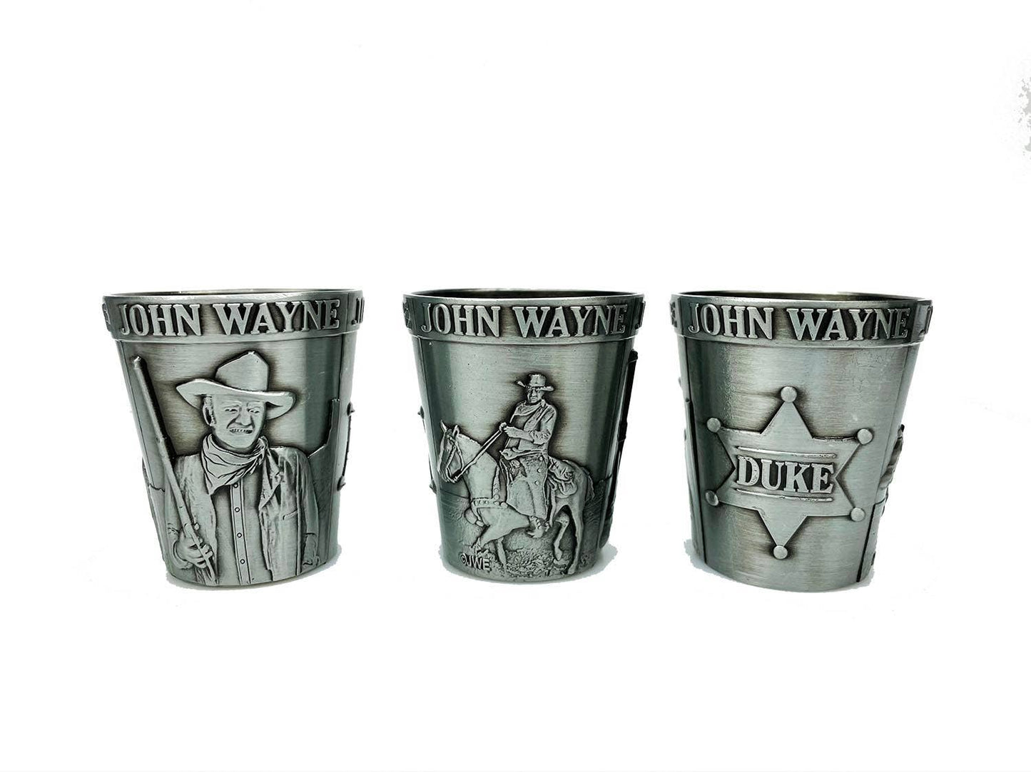 John Wayne Shot Glass - Pewter The Duke