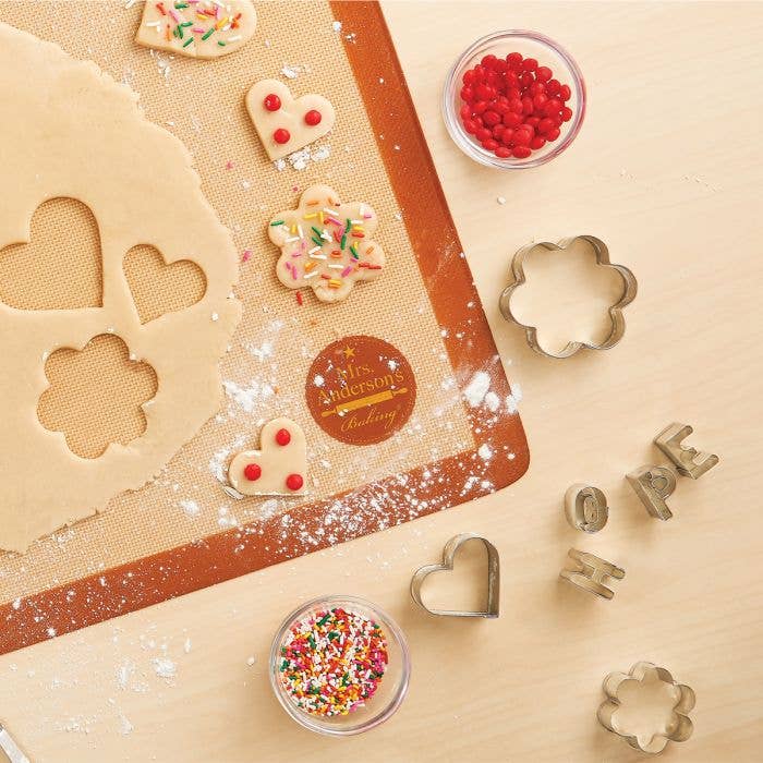 Mrs. Anderson's Baking Heart Cutter Set With Storage Container