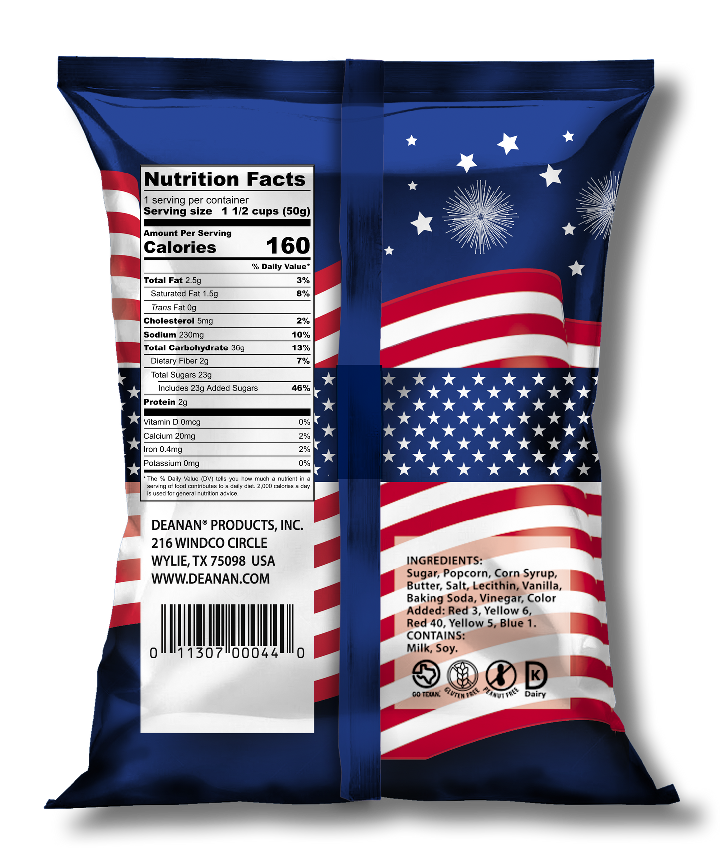 Vanilla Patriotic Popcorn