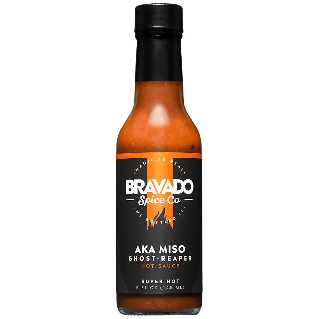 Aka Miso Ghost-Reaper Hot Sauce on HOT ONES S10