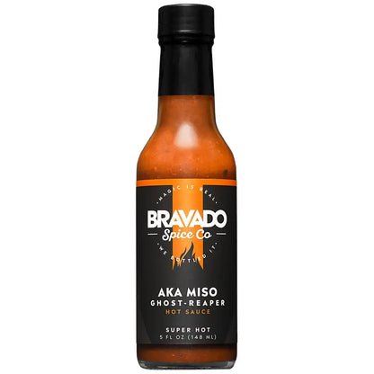 Aka Miso Ghost-Reaper Hot Sauce on HOT ONES S10