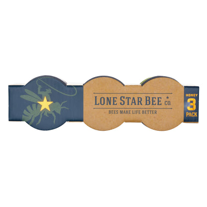 INFUSED Honey 3-Pack (3oz Jars) - Salty's Texas Provisions