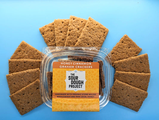 Honey Cinnamon Sourdough Graham Crackers - Salty's Texas Provisions