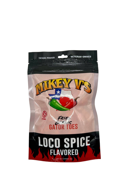 Gator Toes (Deep Fried Garlic) - Loco Spice: 3oz - Salty's Texas Provisions