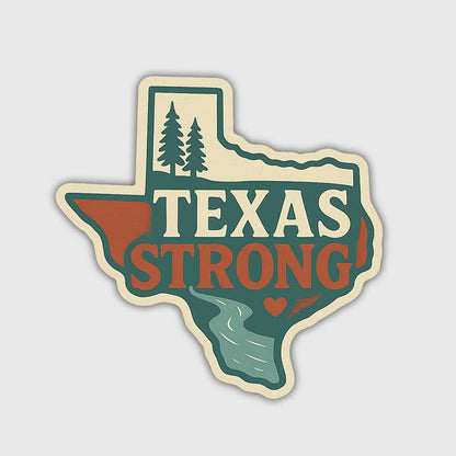 Texas Flood Relief Stickers - Texas Stickers - Texas Strong