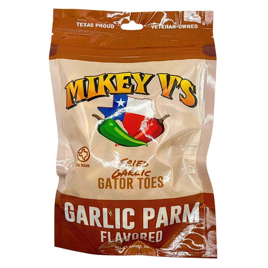 Gator Toes (Deep Fried Garlic) - Garlic Parm: 3oz - Salty's Texas Provisions