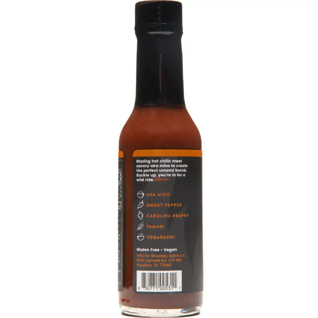 Aka Miso Ghost-Reaper Hot Sauce on HOT ONES S10