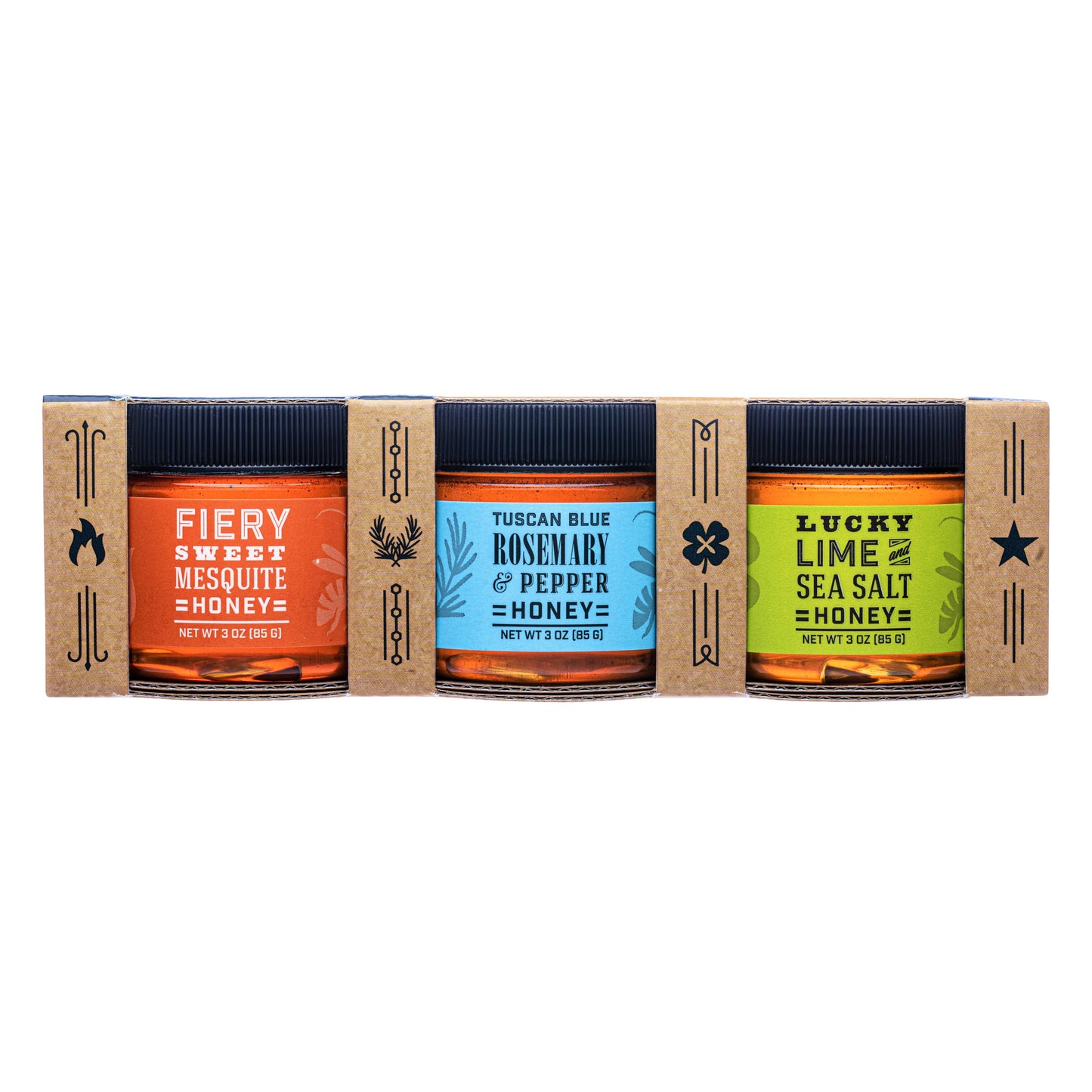 INFUSED Honey 3-Pack (3oz Jars) - Salty's Texas Provisions