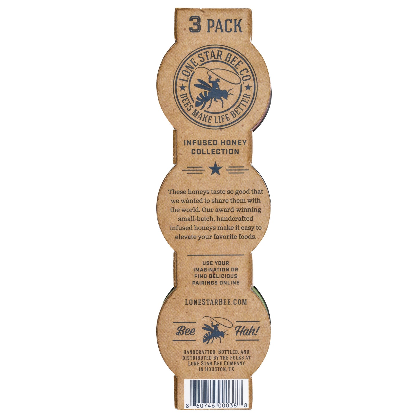 INFUSED Honey 3-Pack (3oz Jars) - Salty's Texas Provisions