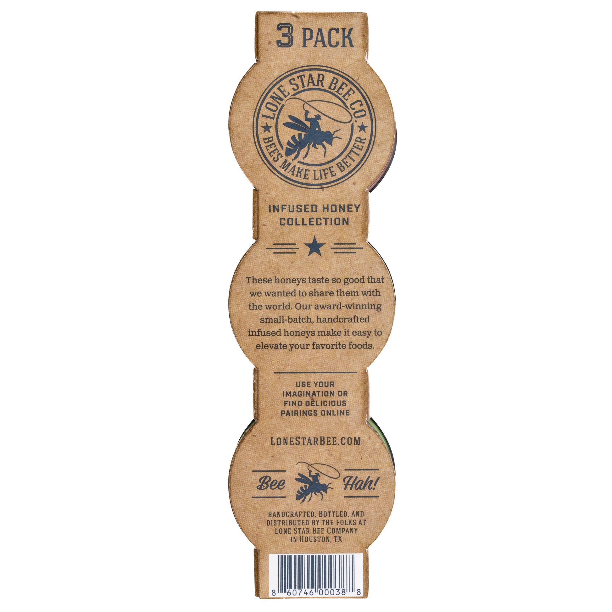 INFUSED Honey 3-Pack (3oz Jars) - Salty's Texas Provisions