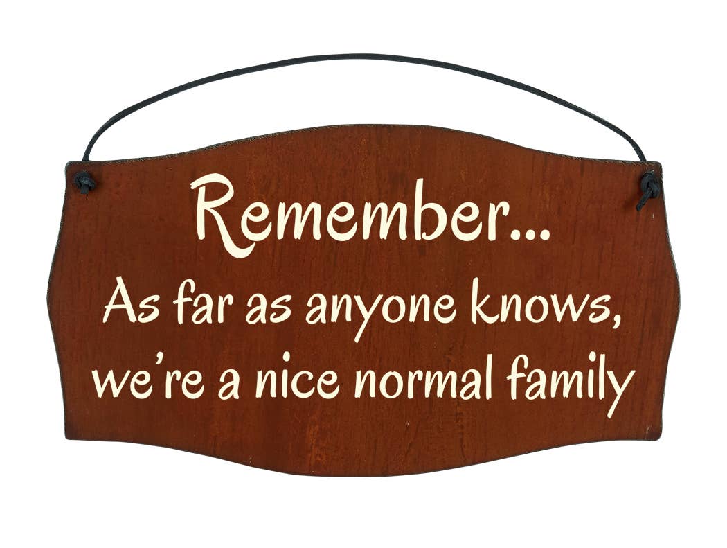 Remember Family Print Sign