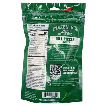Gator Toes (Deep Fried Garlic) - Dill Pickle: 3oz - Salty's Texas Provisions