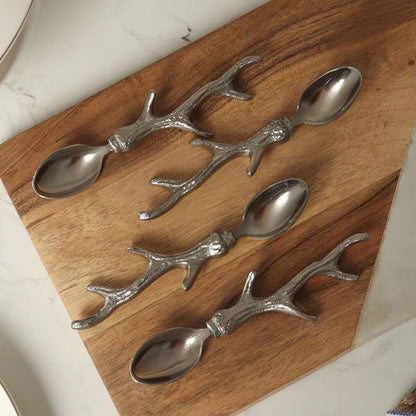 Antler Spoon Set (Set of 4) - SKU - 71824