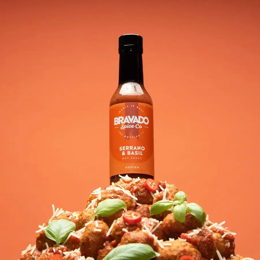 Serrano & Basil Hot Sauce (6-Pack)