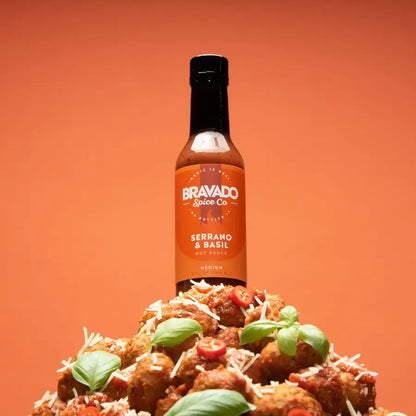 Serrano & Basil Hot Sauce (6-Pack)