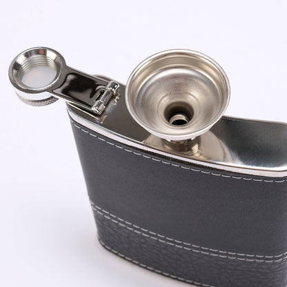 Black Grained Flask Set
