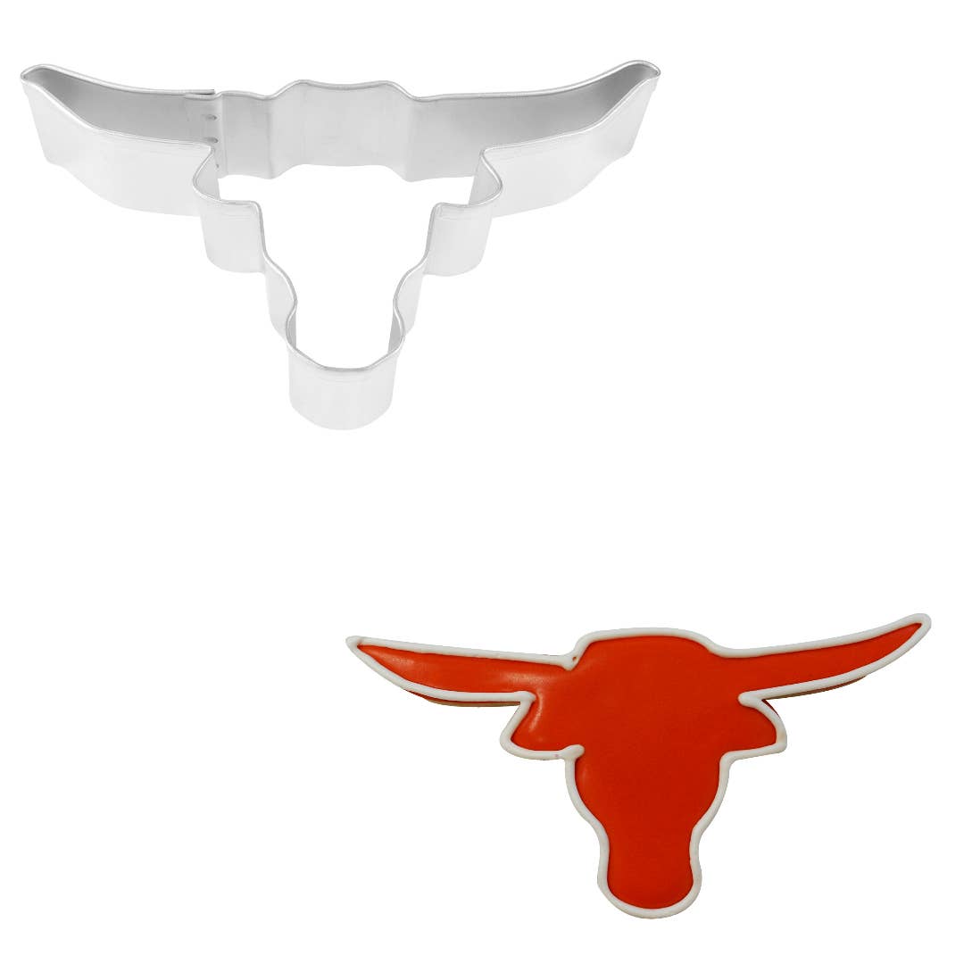 Longhorn Cookie Cutter (4")